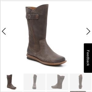Born Tonic boots, grey suede, women’s